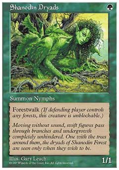 Shanodin Dryads (5th Edition) Light Play