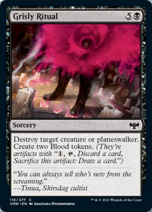 Grisly Ritual (Innistrad: Crimson Vow) Medium Play