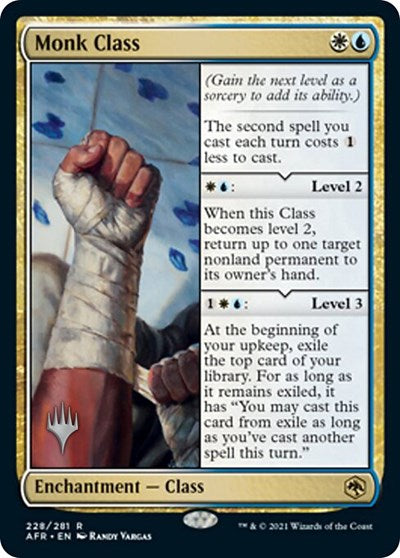 Monk Class (Promo Pack: Adventures in the Forgotten Realms) Near Mint