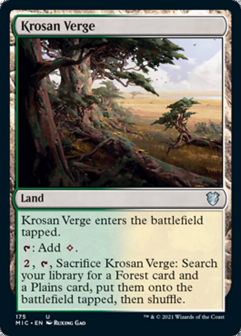 Krosan Verge (Commander 2021 Midnight Hunt) Near Mint