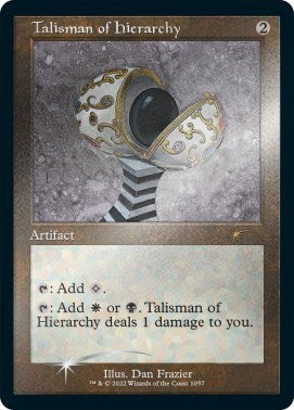 Talisman of Hierarchy (Retro Frame) (Foil Etched) (Secret Lair) Near Mint Foil