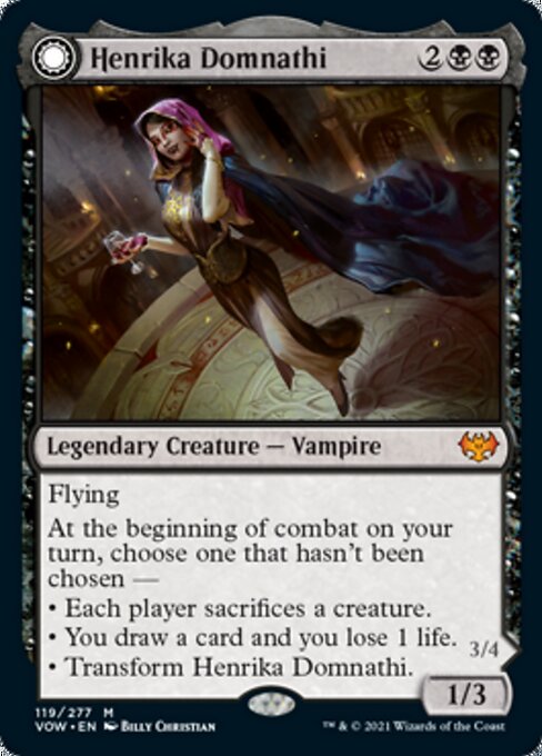 Henrika Domnathi / Henrika, Infernal Seer (Innistrad: Crimson Vow) Near Mint