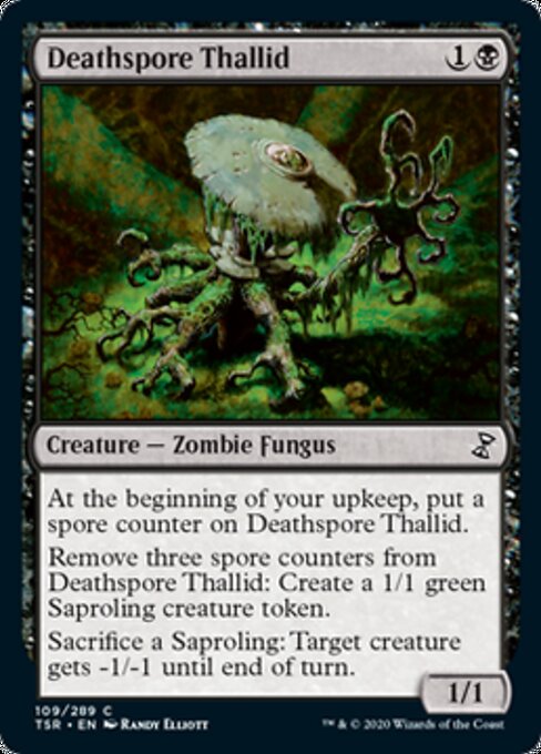 Deathspore Thallid (Time Spiral Remastered) Near Mint Foil