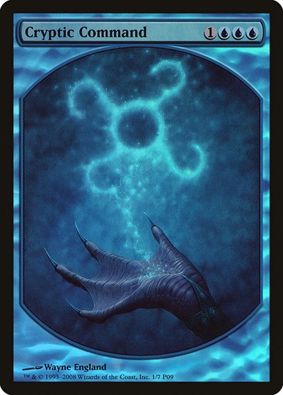 Cryptic Command (Promos: Magic Player Rewards) Light Play Foil