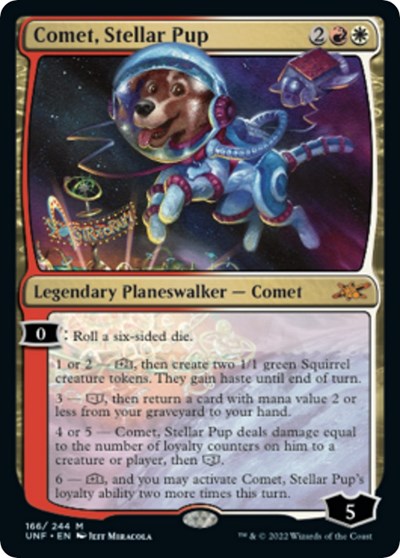 Comet, Stellar Pup (Unfinity) Near Mint Foil
