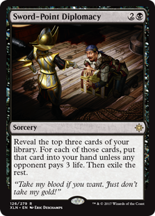 Sword-Point Diplomacy (Ixalan) Medium Play