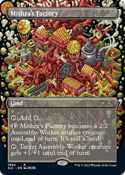 Mishra's Factory (Borderless) (Secret Lair: 30th Anniversary Countdown Kit) Near Mint