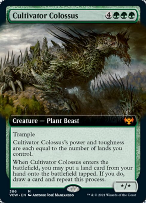 Cultivator Colossus (Extended Art) (Innistrad: Crimson Vow) Near Mint Foil