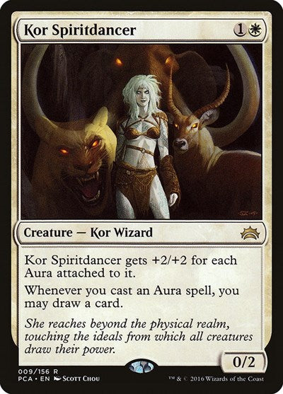 Kor Spiritdancer (Planechase Anthology) Light Play