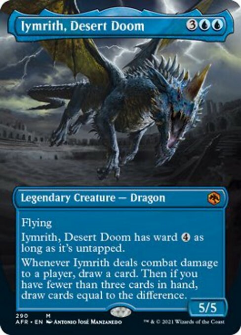 Iymrith, Desert Doom (Borderless) (Adventures in the Forgotten Realms) Near Mint Foil