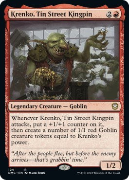 Krenko, Tin Street Kingpin (Commander: Dominaria United) Near Mint