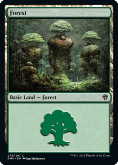 Forest (274) (Dominaria United) Near Mint Foil
