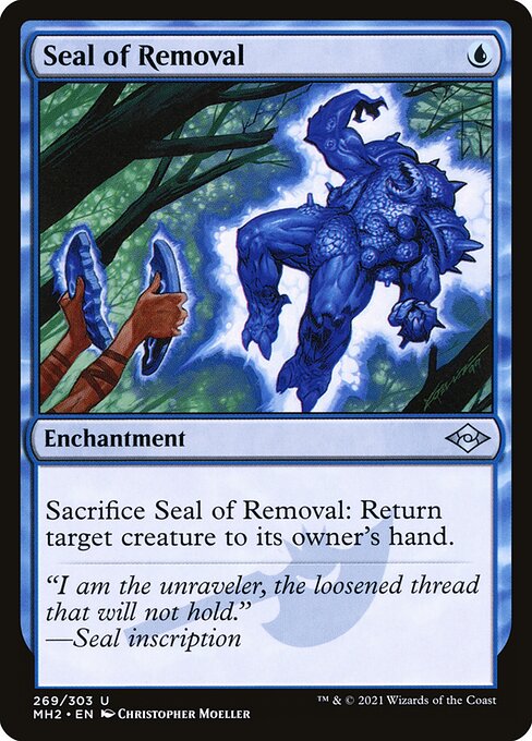 Seal of Removal (Foil Etched) (Modern Horizons 2) Near Mint Foil