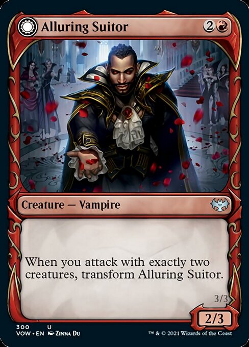 Alluring Suitor / Deadly Dancer (Showcase) (Innistrad: Crimson Vow) Near Mint Foil