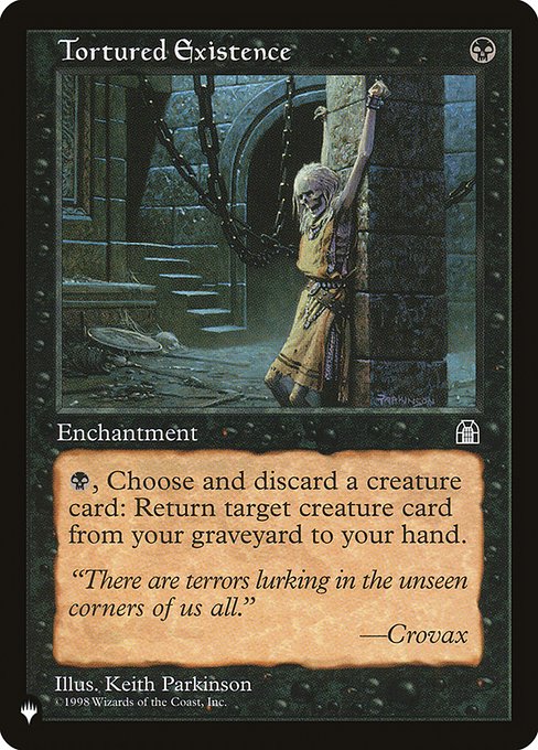 Tortured Existence (The List) Damaged / Poor
