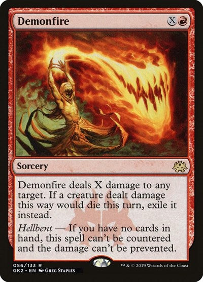 Demonfire (Ravnica Allegiance: Guild Kits) Light Play