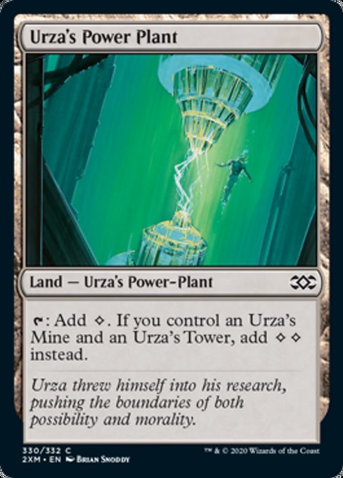 Urza's Power Plant (Double Masters) Light Play