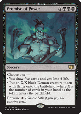 Promise of Power (Commander 2014 Edition) Medium Play