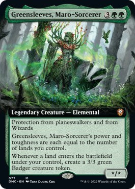 Greensleeves, Maro-Sorcerer (Extended Art) (Commander: Dominaria United) Near Mint Foil