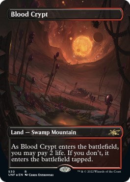 Blood Crypt (Borderless) (Galaxy Foil) (Unfinity) Near Mint Foil