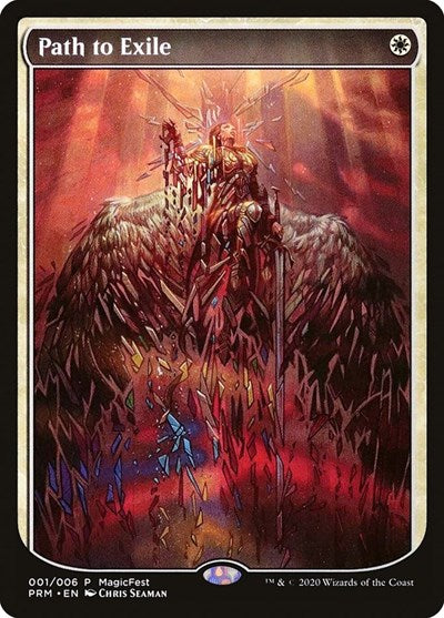 path to exile mtg card Proxy Gilded Goblet then shuffle MtG Promo Cards Promo Path
