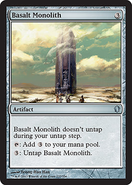 Basalt Monolith (Commander 2013 Edition) Medium Play