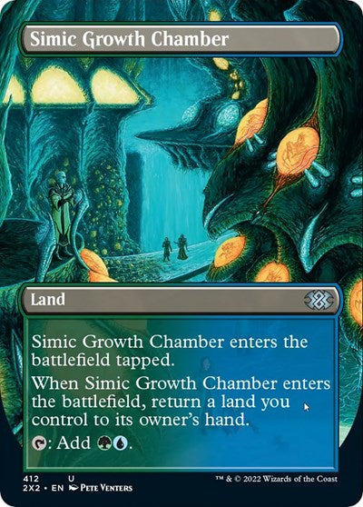 Simic Growth Chamber (Borderless) (Double Masters 2022) Near Mint Foil