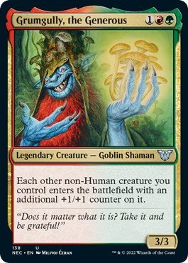 Grumgully, the Generous (Commander: Kamigawa: Neon Dynasty) Near Mint
