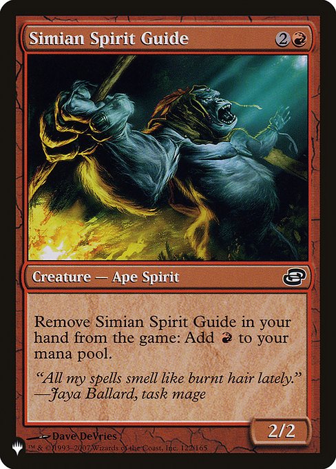 Simian Spirit Guide (The List) Near Mint