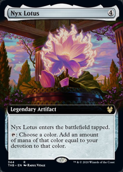 Nyx Lotus (Extended Art) (Theros Beyond Death) Near Mint