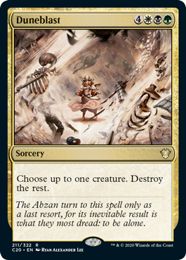Duneblast (Commander 2020 Ikoria) Light Play