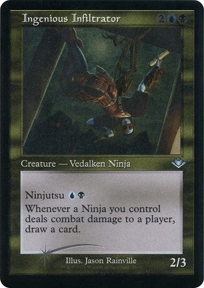 Ingenious Infiltrator (Retro Frame) (Foil Etched) (Modern Horizons 1 Retro Frames) Near Mint Foil
