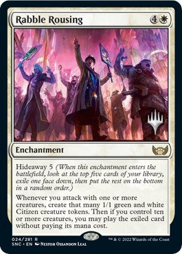 Rabble Rousing (Promo Pack: Streets of New Capenna) Near Mint Foil