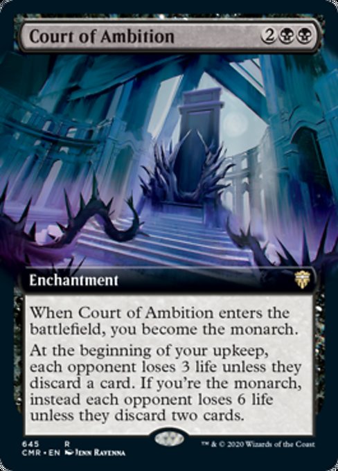 Court of Ambition (Extended Art) (Commander Legends) Near Mint