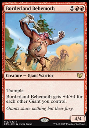 Borderland Behemoth (Commander 2015) Medium Play