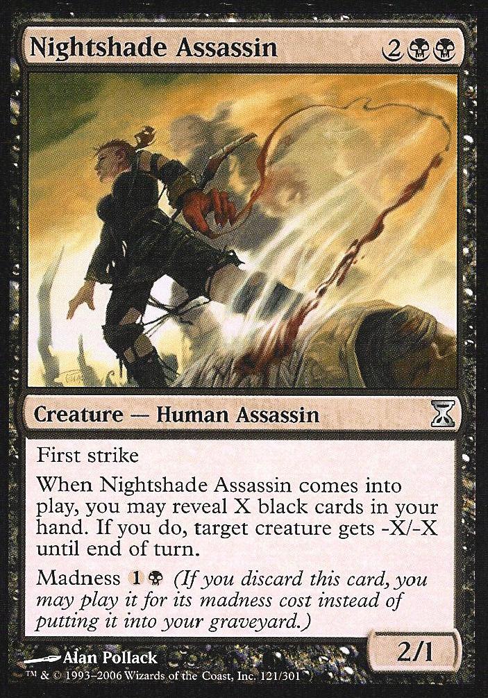 Nightshade Assassin (Time Spiral) Light Play