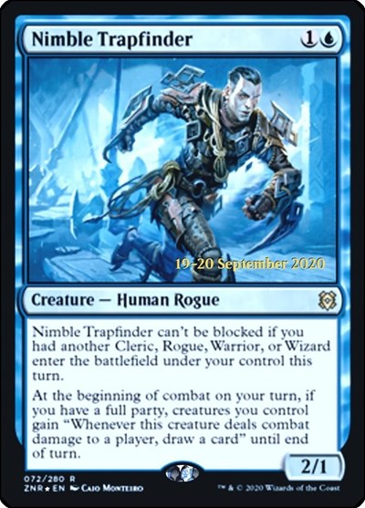 Nimble Trapfinder (Promos: Prerelease Cards) Light Play Foil