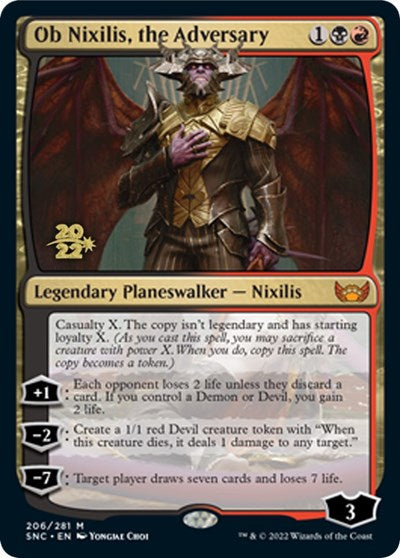 Ob Nixilis, the Adversary (Promos: Prerelease Cards) Near Mint Foil