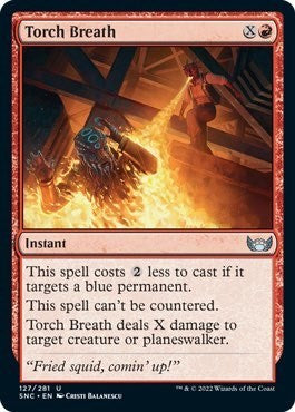 Torch Breath (Streets of New Capenna) Near Mint Foil