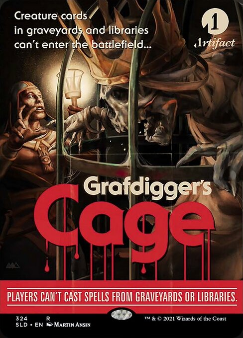 Grafdigger's Cage (Secret Lair) Near Mint Foil