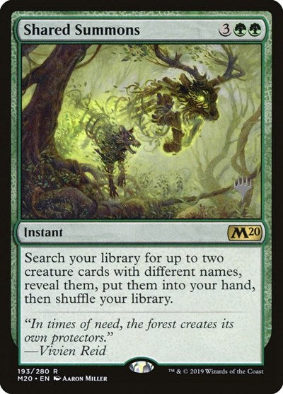 Shared Summons (Promo Pack: Core Set 2020) Near Mint