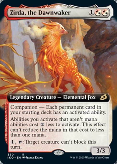 Zirda The Dawnwaker (Extended Art) (Ikoria: Lair of Behemoths) Near Mint Foil