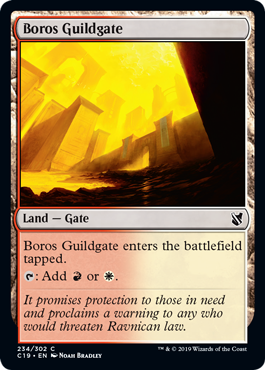 Boros Guildgate (Commander 2019) Near Mint