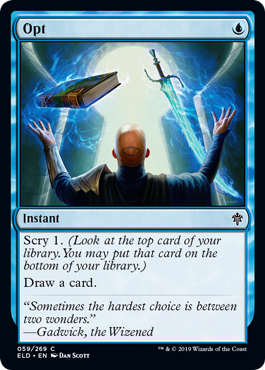 Opt (Throne of Eldraine) Light Play