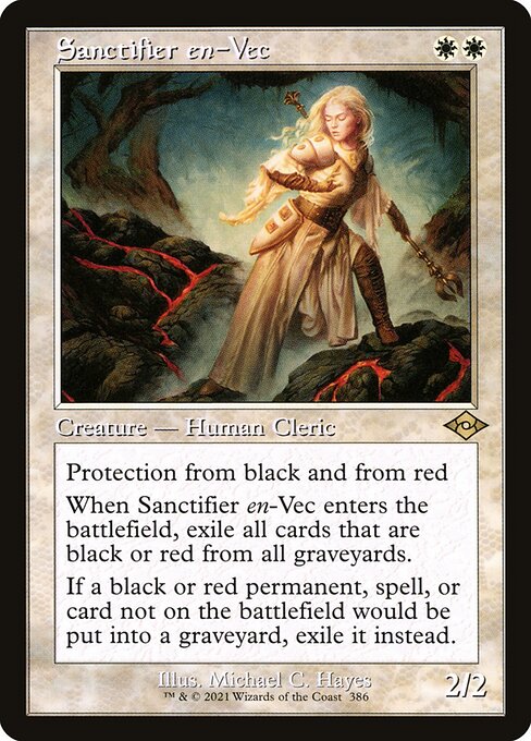 Sanctifier en-Vec (Retro Frame) (Foil Etched) (Modern Horizons 2) Near Mint Foil