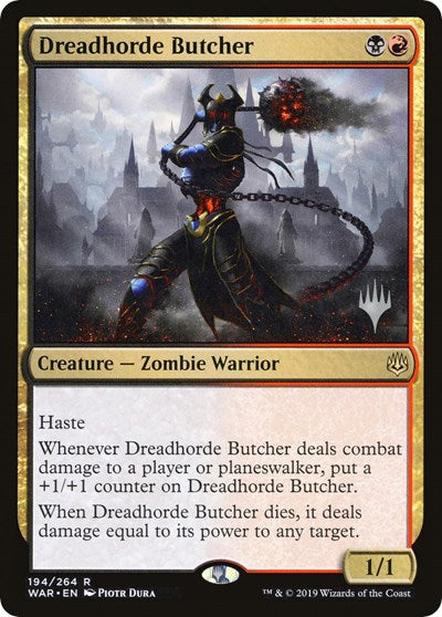 Dreadhorde Butcher (Promo Pack: Throne of Eldraine) Near Mint