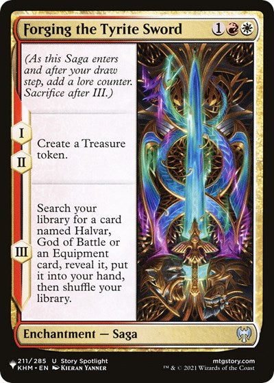 Forging the Tyrite Sword (The List) Near Mint