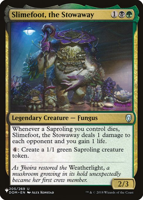 Slimefoot, the Stowaway (The List) Near Mint