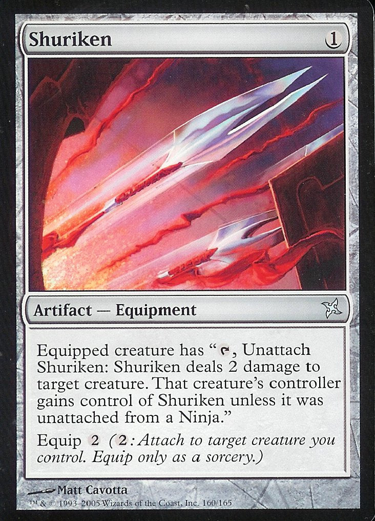 Shuriken (Betrayers of Kamigawa) Light Play