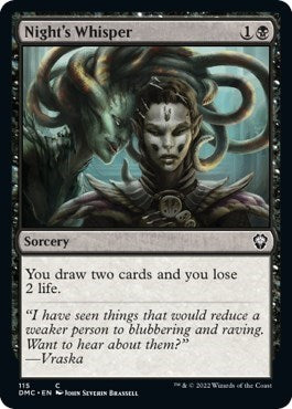Night's Whisper (Commander: Dominaria United) Near Mint